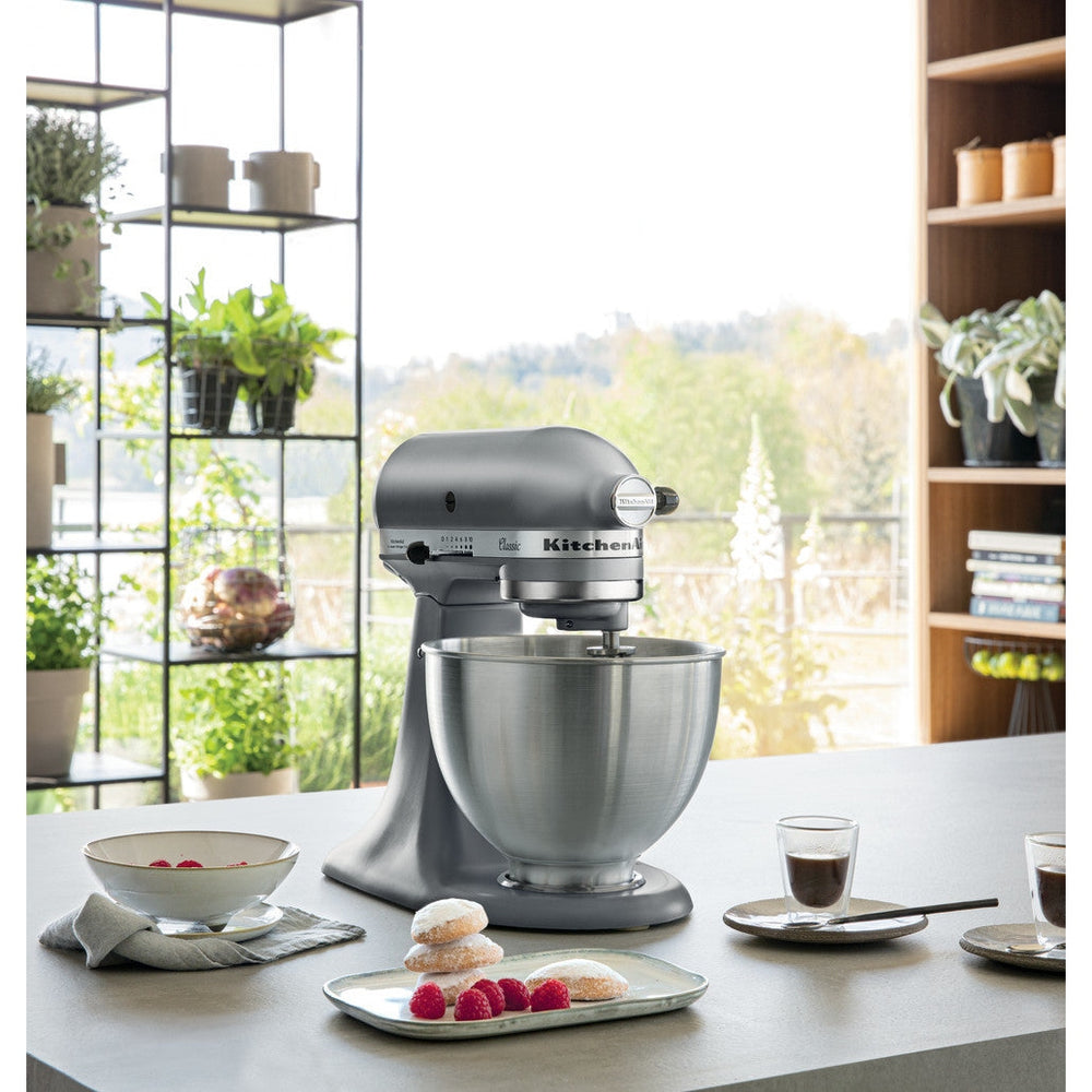 KitchenAid CLASSIC 4.3 L Tilt-Head Stand Mixer - Silver - Mabrook Hotel Supplies