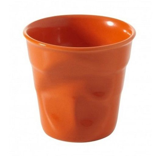 REVOL CAPPUCCINO CRUMPLED TUMBLER CLEMENTINE - 18 CL - Mabrook Hotel Supplies
