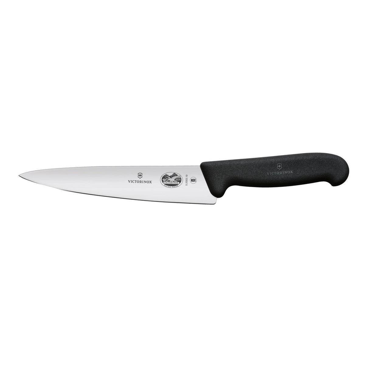 VICTORINOX KITCHEN & CARVING KNIFE, FIBROX - BLACK - Mabrook Hotel Supplies
