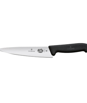 VICTORINOX KITCHEN & CARVING KNIFE, FIBROX - BLACK - Mabrook Hotel Supplies