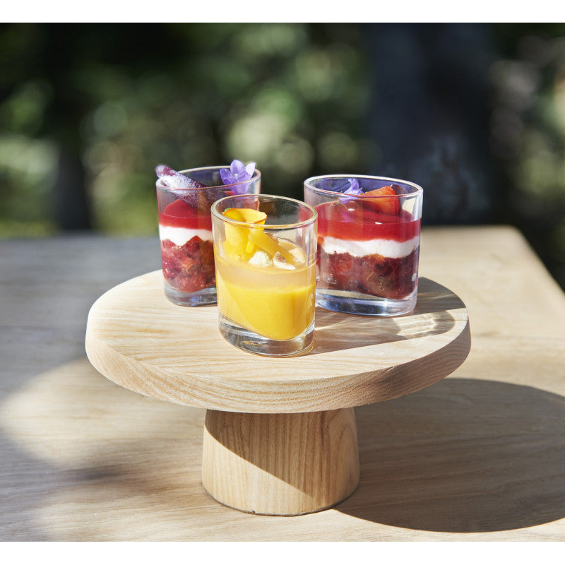 REVOL WOOD CAKE STAND - Mabrook Hotel Supplies