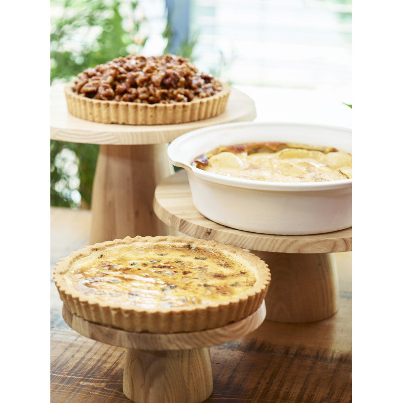 REVOL WOOD CAKE STAND - Mabrook Hotel Supplies