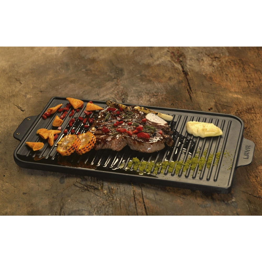 LAVA GRIDDLE/GRILL PLATE DUAL SIDE - Mabrook Hotel Supplies