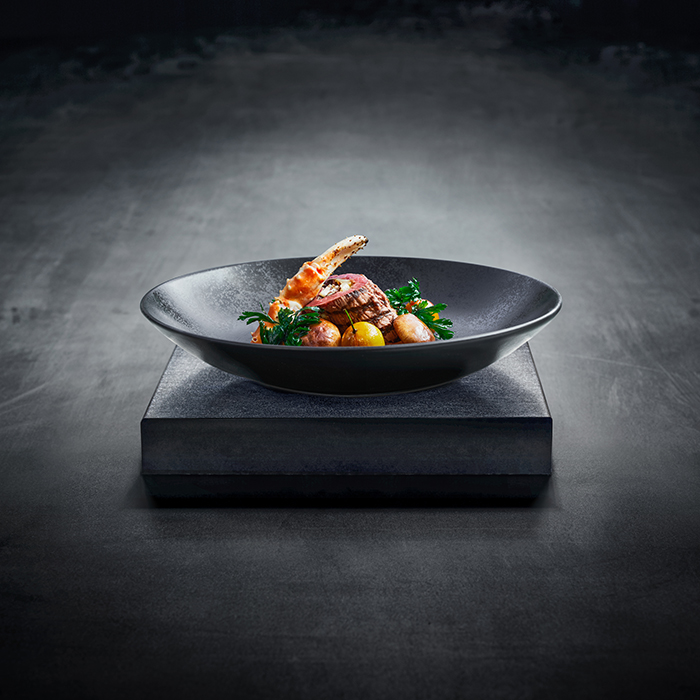 RAK KARBON DEEP COUPE PLATE - 26 CM - Mabrook Hotel Supplies