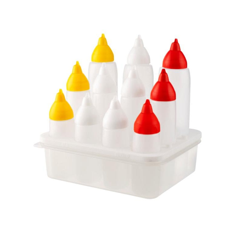 NON DRIP YELLOW 50 CL./ 17OZ SAUCE DISPENSER - Mabrook Hotel Supplies