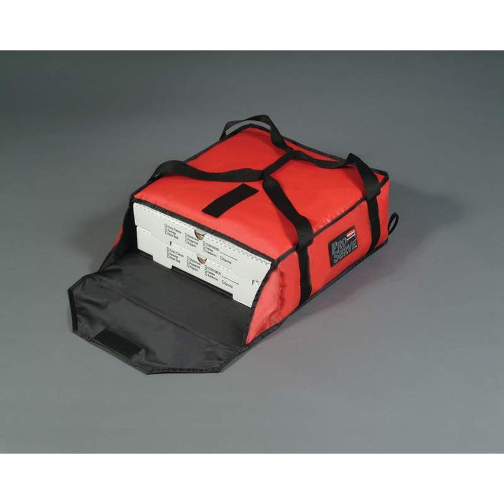 RUBBERMAID, INSULATED NYLON PIZZA DELIVERY BAG MEDIUM - RED - Mabrook Hotel Supplies