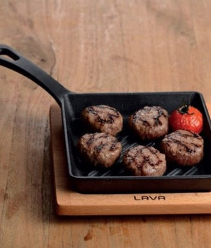 LAVA MINI GRILL SKILLET SQUARE - Mabrook Hotel Supplies