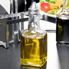 6oz SQUARE OIL & VINEGAR JAR S/S TOP - Mabrook Hotel Supplies