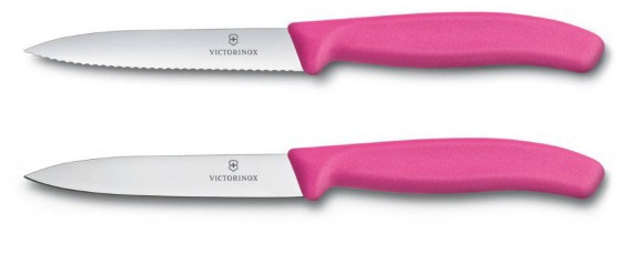VICTORINOX SWISS CLASSIC PARING KNIFE 10CM 1 WAVY + 1 NORMAL CUT - Mabrook Hotel Supplies