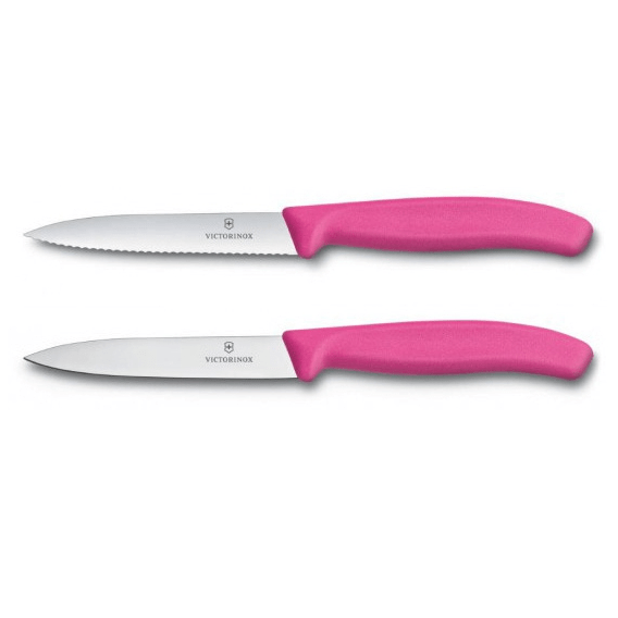 VICTORINOX SWISS CLASSIC PARING KNIFE 10CM 1 WAVY + 1 NORMAL CUT - Mabrook Hotel Supplies