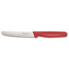 VICTORINOX TOMATO KNIFE SWISS CLASSIC WAVY RED - 11 CM - Mabrook Hotel Supplies