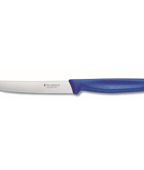 VICTORINOX TOMATO KNIFE SWISS CLASSIC WAVY BLUE - 11 CM - Mabrook Hotel Supplies