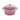 LAVA ROUND CASSEROLE - PINK - Mabrook Hotel Supplies