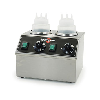 KRAMPOUZ 2 BOTTLES ELECTRIC TOPPING WARMER - Mabrook Hotel Supplies