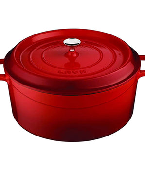 LAVA ROUND CASSEROLE - RED - Mabrook Hotel Supplies