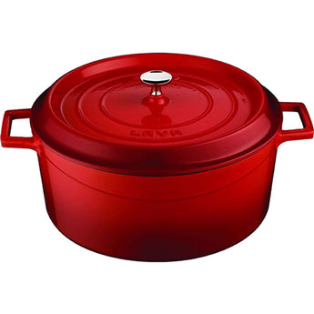 LAVA ROUND CASSEROLE - RED - Mabrook Hotel Supplies