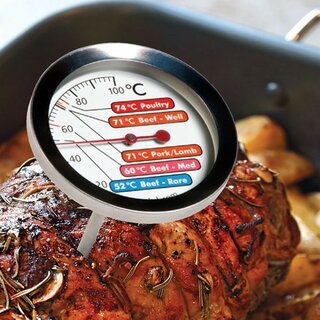 MEAT DIAL THERMOMETER STAINLESS STEEL - Mabrook Hotel Supplies