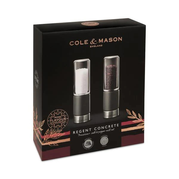 DKB REGENT SALT & PEPPER MILLS 180MM - Mabrook Hotel Supplies