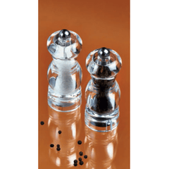BISETTI ACRYLIC SALT MILL - 11.5 CM - Mabrook Hotel Supplies