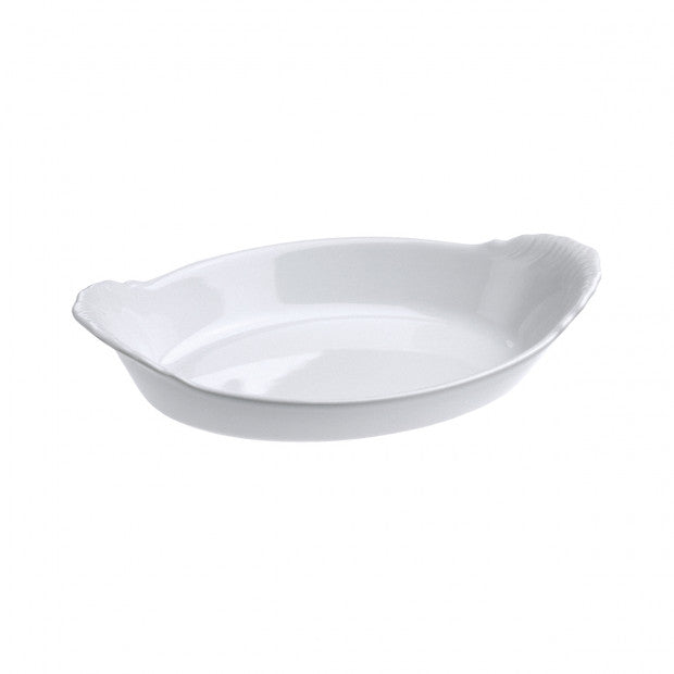 REVOL OVAL EARED DISH - WHITE - Mabrook Hotel Supplies