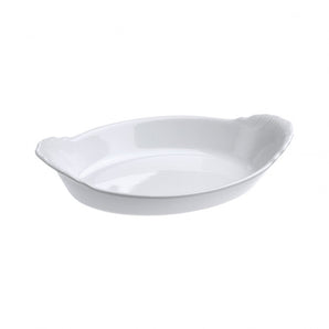 REVOL WHITE OVAL EARED DISH - 14 OZ - Mabrook Hotel Supplies