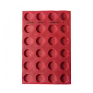 PAVONI MICRO PERFORATED ROUND SILICON MOULD - Mabrook Hotel Supplies