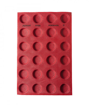 PAVONI MICRO PERFORATED ROUND SILICON MOULD - Mabrook Hotel Supplies