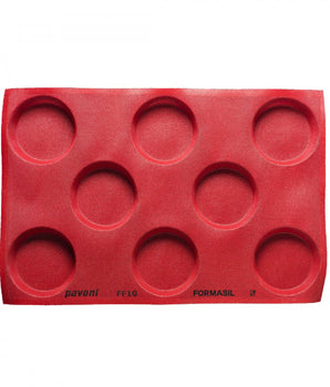 PAVONI MICRO PERFORATED ROUND SILICON MOULD - Mabrook Hotel Supplies