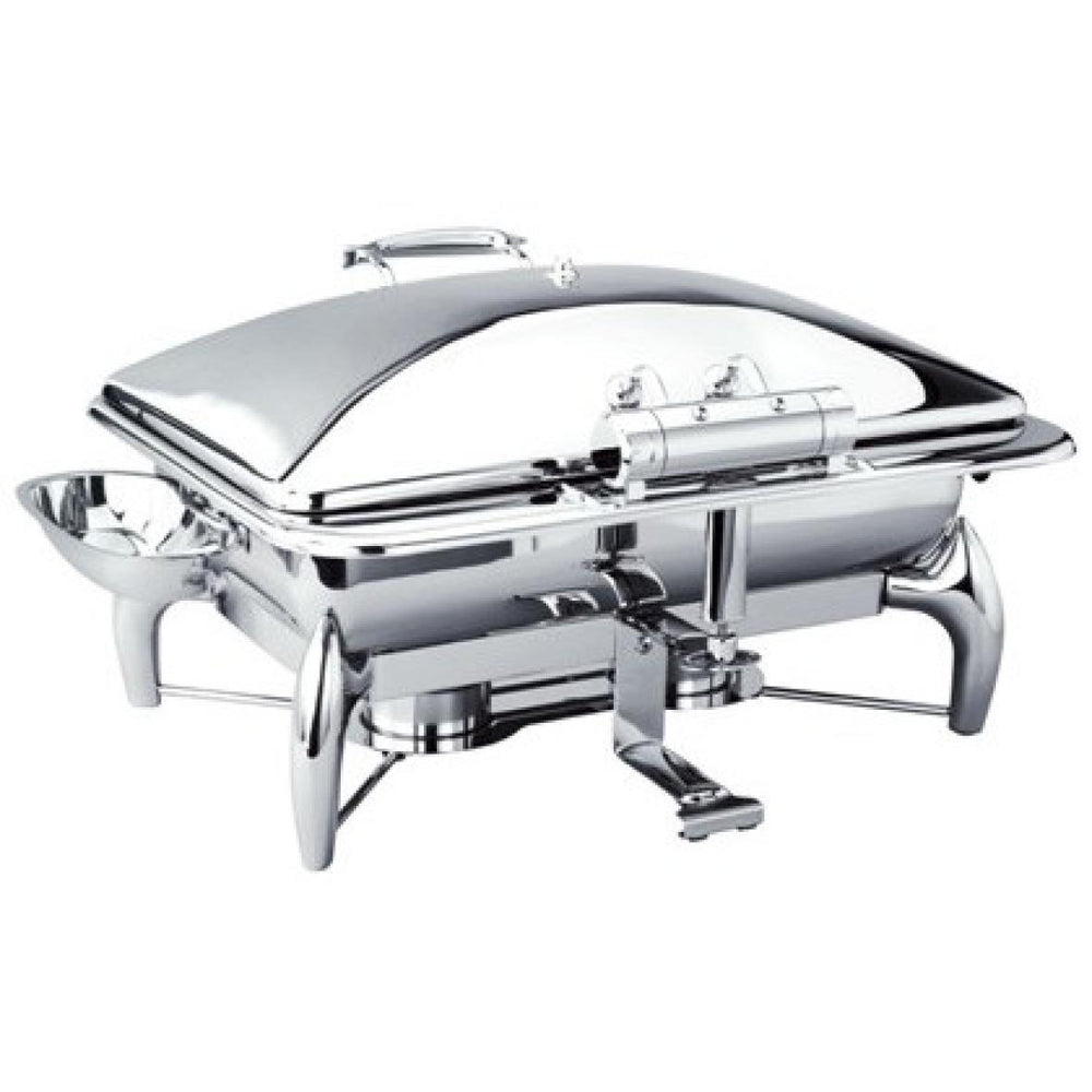 EXQUISITE RECTANGULAR CHAFING DISH - 9L - Mabrook Hotel Supplies