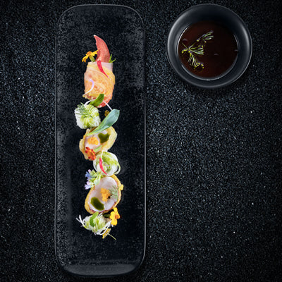 RAK AUREA- KARBON RECTANGULAR PLATE - Mabrook Hotel Supplies