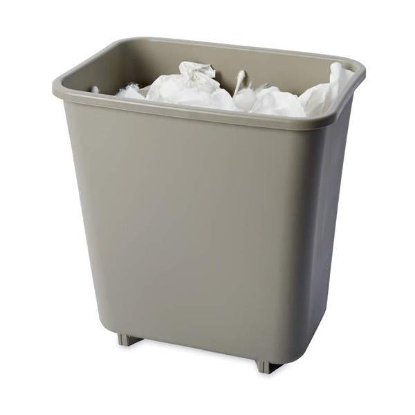 RUBBERMAID WASTEBASKET VANITY 8 QT BEIGE - Mabrook Hotel Supplies
