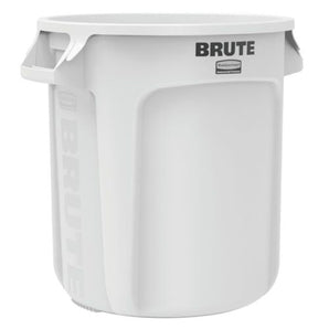 RUBBERMAID VENTED BRUTE® 10 GAL WHITE - Mabrook Hotel Supplies