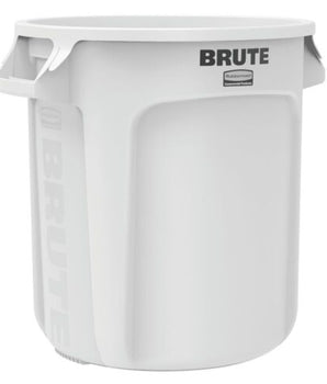 RUBBERMAID VENTED BRUTE® 10 GAL WHITE - Mabrook Hotel Supplies