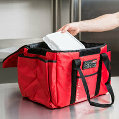 RUBBERMAID PROSERVE® SANDWICH DELIVERY BAG RED - Mabrook Hotel Supplies