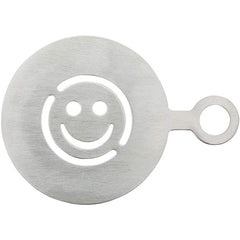 COFFEE STENCIL (85MM) - SMILEY FACE - Mabrook Hotel Supplies