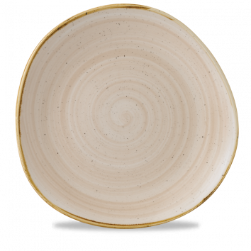 CHURCHILL STONECAST NUTMEG ROUND TRACE PLATE - 11.75" - Mabrook Hotel Supplies