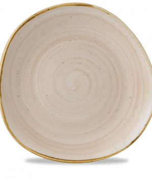 CHURCHILL STONECAST NUTMEG ROUND TRACE PLATE - 11.75" - Mabrook Hotel Supplies