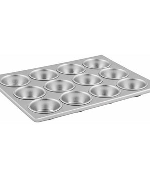 ALUMINUM  MUFFIN PAN 12 CUPS NON STICK - Mabrook Hotel Supplies