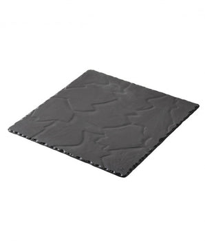 REVOL BASALT SQUARE PLATE - 25X25 CM - Mabrook Hotel Supplies