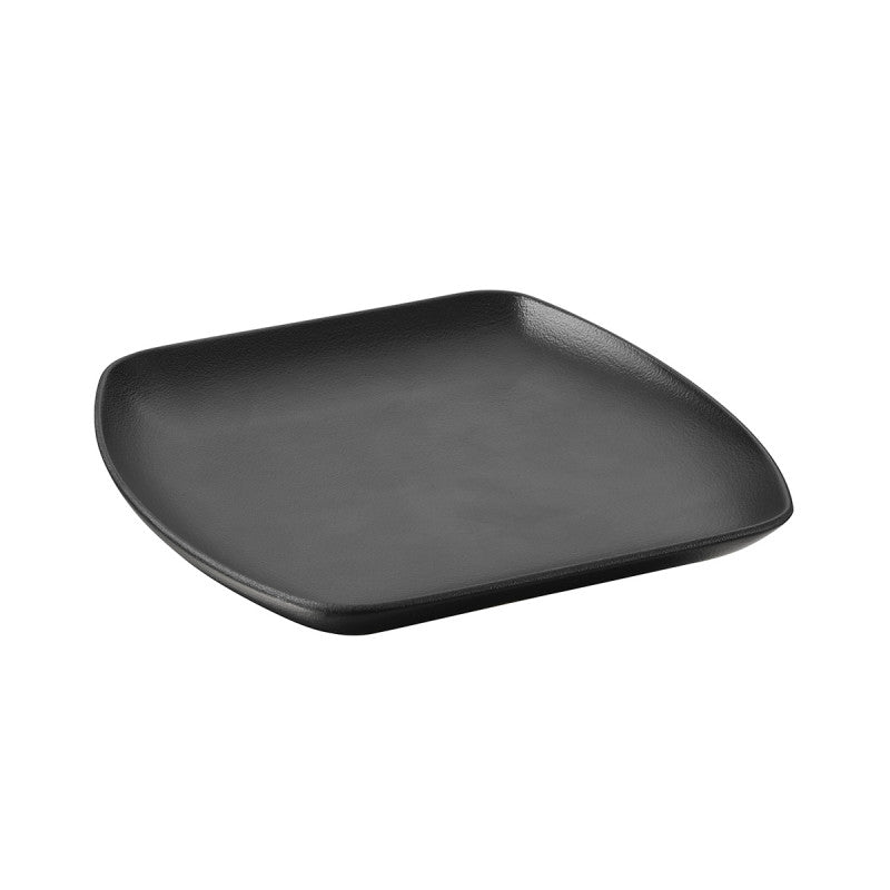 REVOL CLUB SQUARE PLATE, CAST IRON STYLE - Mabrook Hotel Supplies