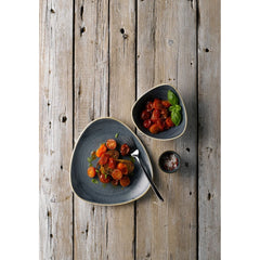 CHURCHILL STONECAST BLUEBERRY LOTUS PLATE 9" - Mabrook Hotel Supplies
