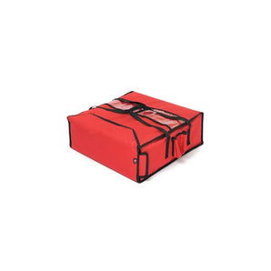 HEATED BAG WITH FRAME, CAPACITY: 4 PIZZA BOXES 50X50 CM, SYSTEM FOR HEATING UP THE BOTTOM AND THE TOP CONNECTED TO A CAR LIGHTER, SIDE POCKETS FOR DRINKS, DURABLE AND EASILY WASHABLE MATERIALS. DIM: 5 - Mabrook Hotel Supplies