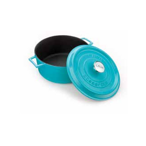 LAVA ROUND CASSEROLE - TURQUOISE - Mabrook Hotel Supplies