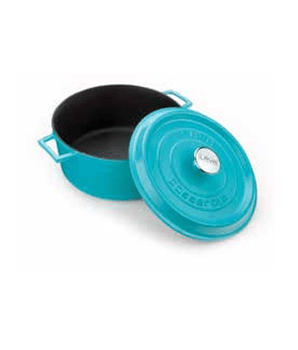 LAVA ROUND CASSEROLE - TURQUOISE - Mabrook Hotel Supplies