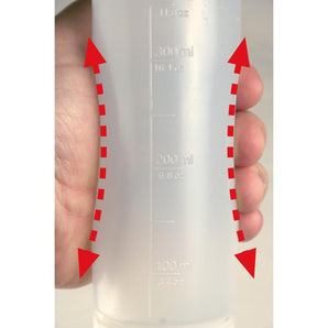 NON DRIP RED 50 CL./ 17OZ SAUCE DISPENSER - Mabrook Hotel Supplies
